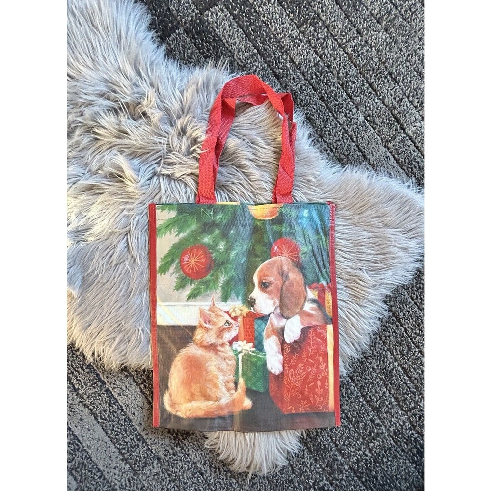Reusable‎ Grocery Bags Durable Multi Use Medium Foldable Totes 13.5"x16"x8"
